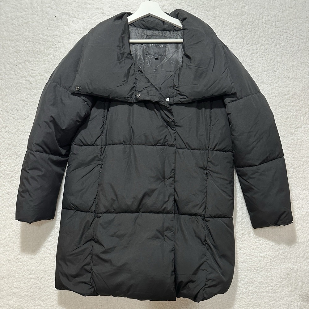 Talbots Women's Black Snap Button Down Alternativ… - image 3